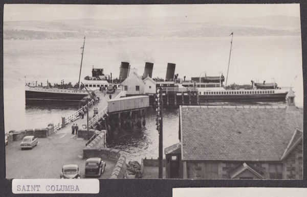Saint Columba at Innellan Pier