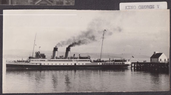 King George V at Innellan Pier