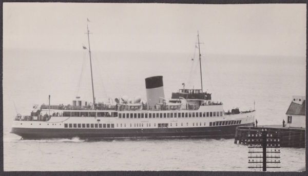 TS Queen Mary II at Innellan Pier